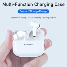 Load image into Gallery viewer, awei TA1 Bluetooth V5.0 Ture Wireless Sports ANC Noise Cancelling IPX4 Waterproof TWS Headset with Charging Case