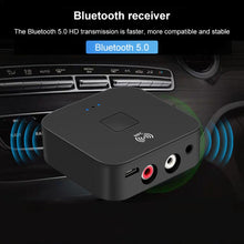 Load image into Gallery viewer, B11 Bluetooth 5.0 Receiver AUX NFC to 2 x RCA Audio Adapter