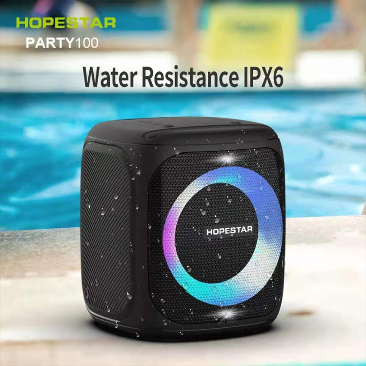 HOPESTAR Party100 Bluetooth 5.0 Portable Waterproof Wireless Bluetooth Speaker with Mobile Charging Function