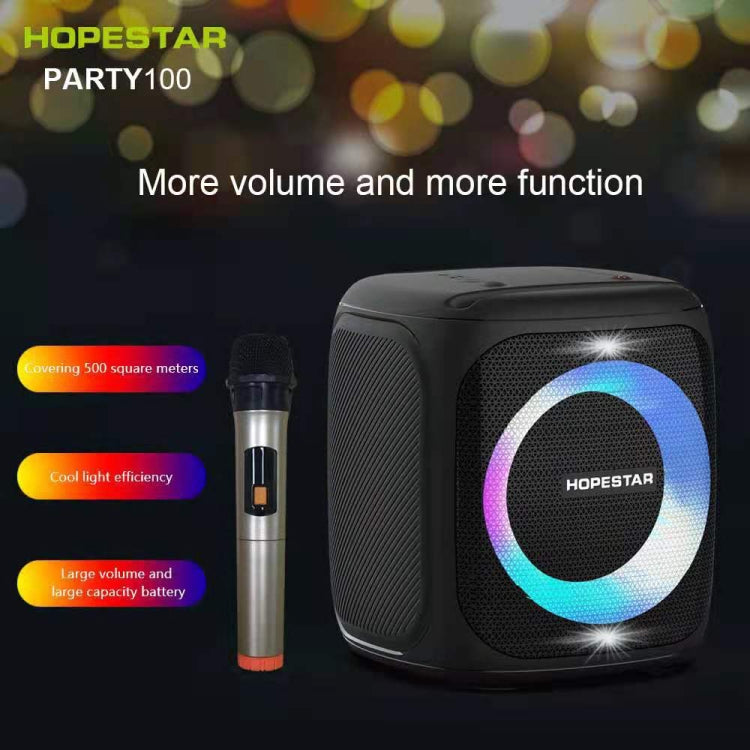 HOPESTAR Party100 Bluetooth 5.0 Portable Waterproof Wireless Bluetooth Speaker with Mobile Charging Function