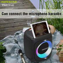 Load image into Gallery viewer, HOPESTAR Party100 Bluetooth 5.0 Portable Waterproof Wireless Bluetooth Speaker with Mobile Charging Function