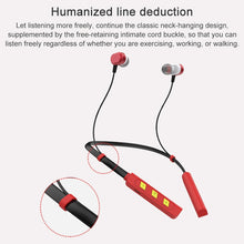 Load image into Gallery viewer, AIN MK-I01 IPX4 Waterproof Neck-mounted Wire-controlled Sports Bluetooth Earphone with Cable Buckle, Support Call &amp; Voice Assistant