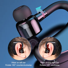 Load image into Gallery viewer, V12 Bluetooth 5.2 Business Hanging Ear Style Smart LED Digital Display Wireless Bluetooth Earphone with Charging Box