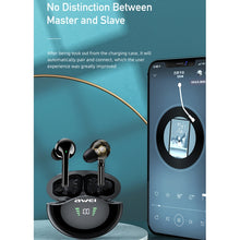Load image into Gallery viewer, awei T12P Bluetooth 5.1 LED Display Wireless Bluetooth Earphone
