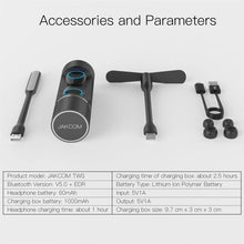 Load image into Gallery viewer, JAKCOM TWS Bluetooth 5.0 Multi-function Waterproof Wireless Bluetooth Headset