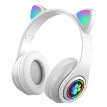 Load image into Gallery viewer, B39 Cat Ear Design LED Gradient Light Wireless Bluetooth Headset