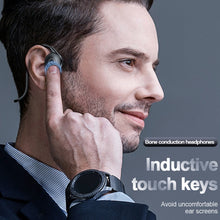 Load image into Gallery viewer, M-1 Back-mounted Touch Noise Reduction Bone Conduction Bluetooth Earphone with Detachable Microphone