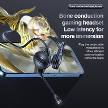 Load image into Gallery viewer, M-1 Back-mounted Touch Noise Reduction Bone Conduction Bluetooth Earphone with Detachable Microphone