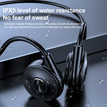 Load image into Gallery viewer, M-1 Back-mounted Touch Noise Reduction Bone Conduction Bluetooth Earphone with Detachable Microphone