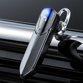 M81 CVC Noise Reduction Unilateral Business Ear-mounted Bluetooth Earphone, Support Siri & One for Two