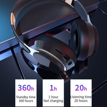 Load image into Gallery viewer, 07S Folding Sports Computer Games Wireless Bluetooth V5.0 Headset with Mic