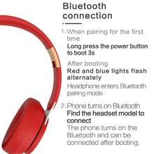 Load image into Gallery viewer, 07S Folding Sports Computer Games Wireless Bluetooth V5.0 Headset with Mic