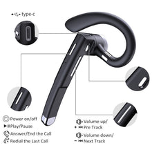 Load image into Gallery viewer, YYK-525 Simple Version Single Rotatable Earhook Noise Reduction Call Business Bluetooth Earphone without Charging Box