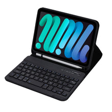 Load image into Gallery viewer, C06B Ultra-thin Candy Colors Bluetooth Keyboard Tablet Case for iPad mini 6 / mini 7 , with Stand &amp; Pen Slot
