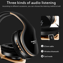 Load image into Gallery viewer, SN-P18 Foldable Bluetooth 4.0 Wireless Headset with Mic, Support TF Card
