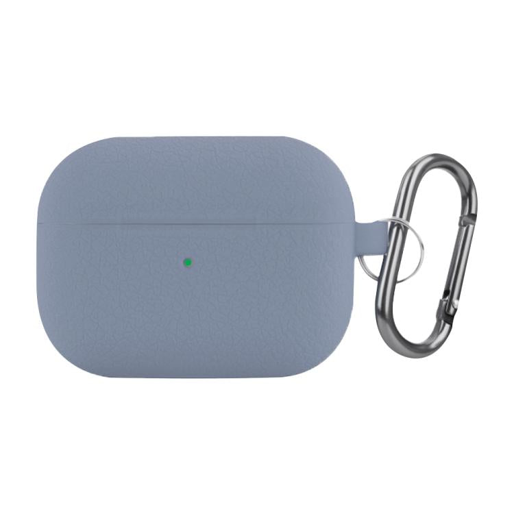 For AirPods Pro Litchi Texture Silicone Wireless Earphone Protective Case