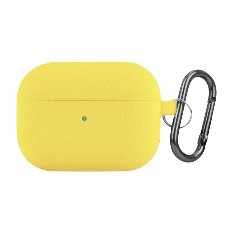 For AirPods Pro Litchi Texture Silicone Wireless Earphone Protective Case