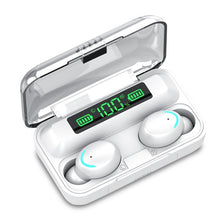 Load image into Gallery viewer, F9-5C LED Light + Digital Display Noise Reduction Bluetooth Earphone(Black)