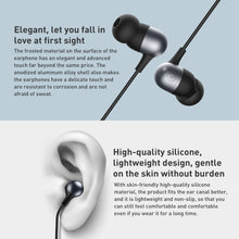 Load image into Gallery viewer, Original Xiaomi 3.5mm Plug Wired Control Aluminum Alloy Earphone, Length: 1.25m