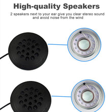 Load image into Gallery viewer, T33 3.5mm Interface Music Call Motorcycle Helmet Wired Headphone, Length: 1.2m