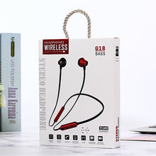 Load image into Gallery viewer, MG-G18 Bluetooth 4.2 Sport Wireless Bluetooth Earphone, Support Card