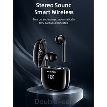 Load image into Gallery viewer, awei T28P Bluetooth V5.0 TWS Ture Wireless Sports LED Display Headset with Charging Case