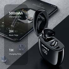 Load image into Gallery viewer, awei T28P Bluetooth V5.0 TWS Ture Wireless Sports LED Display Headset with Charging Case