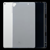 For iPad Air / Air 2 3mm Shockproof Transparent Protective Case with Pen Slot