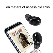 Load image into Gallery viewer, DT-4 IPX Waterproof Bluetooth 5.0 Wireless Bluetooth Earphone with 350mAh Magnetic Charging Box, Support for Calling