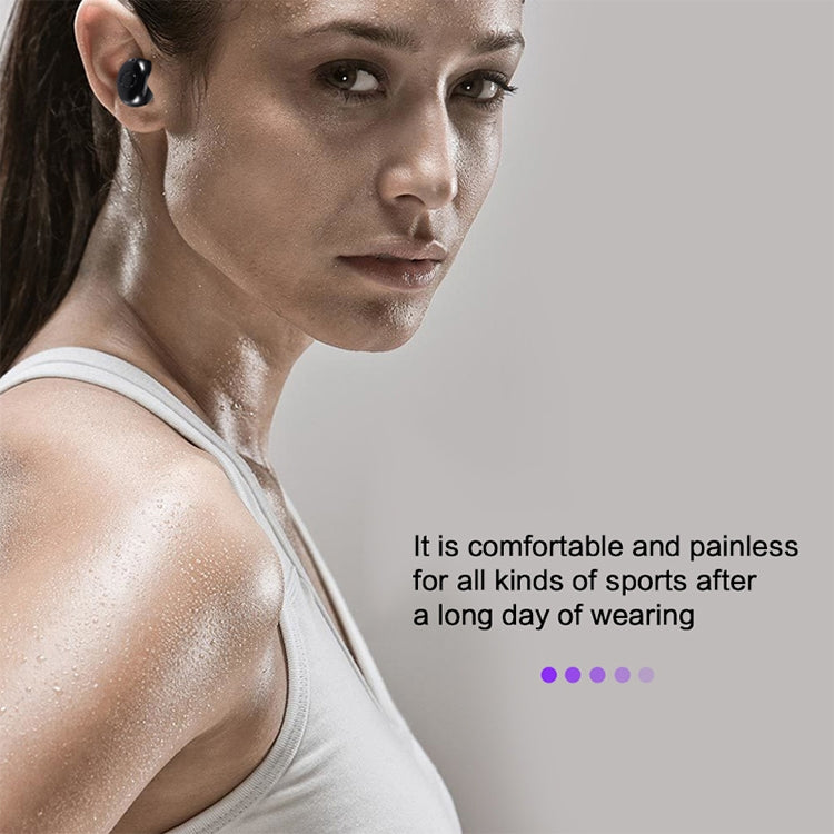 DT-4 IPX Waterproof Bluetooth 5.0 Wireless Bluetooth Earphone with 350mAh Magnetic Charging Box, Support for Calling