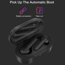 Load image into Gallery viewer, DT-5 IPX Waterproof Bluetooth 5.0 Wireless Bluetooth Earphone with Magnetic Charging Box, Support Call &amp; Power Bank Function
