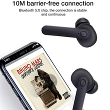 Load image into Gallery viewer, DT-5 IPX Waterproof Bluetooth 5.0 Wireless Bluetooth Earphone with Magnetic Charging Box, Support Call &amp; Power Bank Function, DT-5
