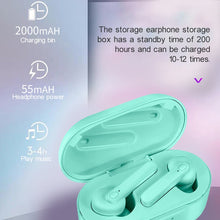 Load image into Gallery viewer, DT-5 IPX Waterproof Bluetooth 5.0 Wireless Bluetooth Earphone with Magnetic Charging Box, Support Call &amp; Power Bank Function, DT-5