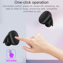 Load image into Gallery viewer, DT-7 IPX Waterproof Bluetooth 5.0 Wireless Bluetooth Earphone with 300mAh Magnetic Charging Box, Support Call