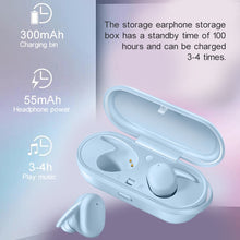 Load image into Gallery viewer, DT-7 IPX Waterproof Bluetooth 5.0 Wireless Bluetooth Earphone with 300mAh Magnetic Charging Box, Support Call