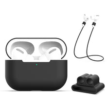 Load image into Gallery viewer, For AirPods Pro 3 in 1 Silicone Earphone Protective Case + Earphones Buckle + Anti-lost Rope Set