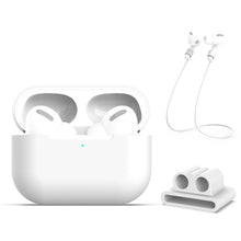 Load image into Gallery viewer, For AirPods Pro 3 in 1 Silicone Earphone Protective Case + Earphones Buckle + Anti-lost Rope Set