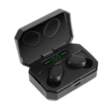 Load image into Gallery viewer, DT-14 Wireless Two Ear Bluetooth Headset Supports Touch &amp; Smart Magnetic Charging &amp; Power On Automatic Pairing