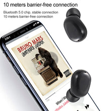Load image into Gallery viewer, DT-14 Wireless Two Ear Bluetooth Headset Supports Touch &amp; Smart Magnetic Charging &amp; Power On Automatic Pairing