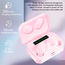 Load image into Gallery viewer, DT-14 Wireless Two Ear Bluetooth Headset Supports Touch &amp; Smart Magnetic Charging &amp; Power On Automatic Pairing
