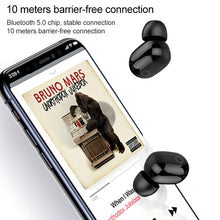 Load image into Gallery viewer, Dt-18 Wireless Two Ear Bluetooth Headset With 2000mAh Charging Cabin &amp; Touch &amp; Intelligent Magnetic Suction Charging