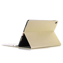 Load image into Gallery viewer, A09 Bluetooth 3.0 Ultra-thin ABS Detachable Bluetooth Keyboard Leather Tablet Case for iPad Air / Pro 10.5 inch (2019), with Holder