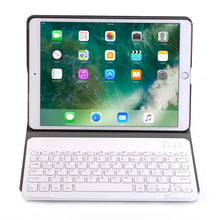 Load image into Gallery viewer, A09 Bluetooth 3.0 Ultra-thin ABS Detachable Bluetooth Keyboard Leather Tablet Case for iPad Air / Pro 10.5 inch (2019), with Holder