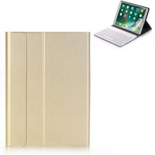 Load image into Gallery viewer, A09 Bluetooth 3.0 Ultra-thin ABS Detachable Bluetooth Keyboard Leather Tablet Case for iPad Air / Pro 10.5 inch (2019), with Holder