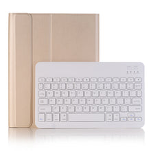 Load image into Gallery viewer, A09B Bluetooth 3.0 Ultra-thin ABS Detachable Bluetooth Keyboard Leather Tablet Case for iPad Air / Pro 10.5 inch (2019), with Pen Slot &amp; Holder