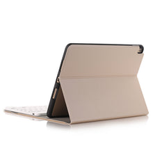 Load image into Gallery viewer, A09B Bluetooth 3.0 Ultra-thin ABS Detachable Bluetooth Keyboard Leather Tablet Case for iPad Air / Pro 10.5 inch (2019), with Pen Slot &amp; Holder