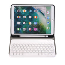 Load image into Gallery viewer, A09B Bluetooth 3.0 Ultra-thin ABS Detachable Bluetooth Keyboard Leather Tablet Case for iPad Air / Pro 10.5 inch (2019), with Pen Slot &amp; Holder