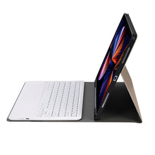 Load image into Gallery viewer, A12B Bluetooth 3.0 Ultra-thin Detachable Bluetooth Keyboard Leather Tablet Case for iPad Air 13 2024 / 2025 / Pro 12.9 inch 2022 / 2021 / 2020 / 2018, with Pen Slot &amp; Holder