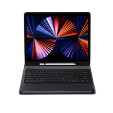 Load image into Gallery viewer, A12B Bluetooth 3.0 Ultra-thin Detachable Bluetooth Keyboard Leather Tablet Case for iPad Air 13 2024 / 2025 / Pro 12.9 inch 2022 / 2021 / 2020 / 2018, with Pen Slot &amp; Holder