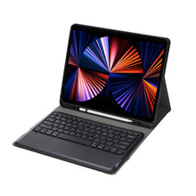 Load image into Gallery viewer, A12B Bluetooth 3.0 Ultra-thin Detachable Bluetooth Keyboard Leather Tablet Case for iPad Air 13 2024 / 2025 / Pro 12.9 inch 2022 / 2021 / 2020 / 2018, with Pen Slot &amp; Holder